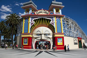 NYE Melbourne with local icons including Luna Park