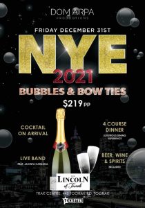 Dom Arpa NYE Bubbles and Bowties at Lincoln of Melbourne - NYE Melbourne
