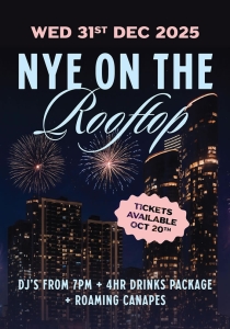 Brewmanity New Year's Eve on the Rooftop for NYE Melbourne 2025/2026